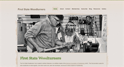 Desktop Screenshot of firststatewoodturners.org